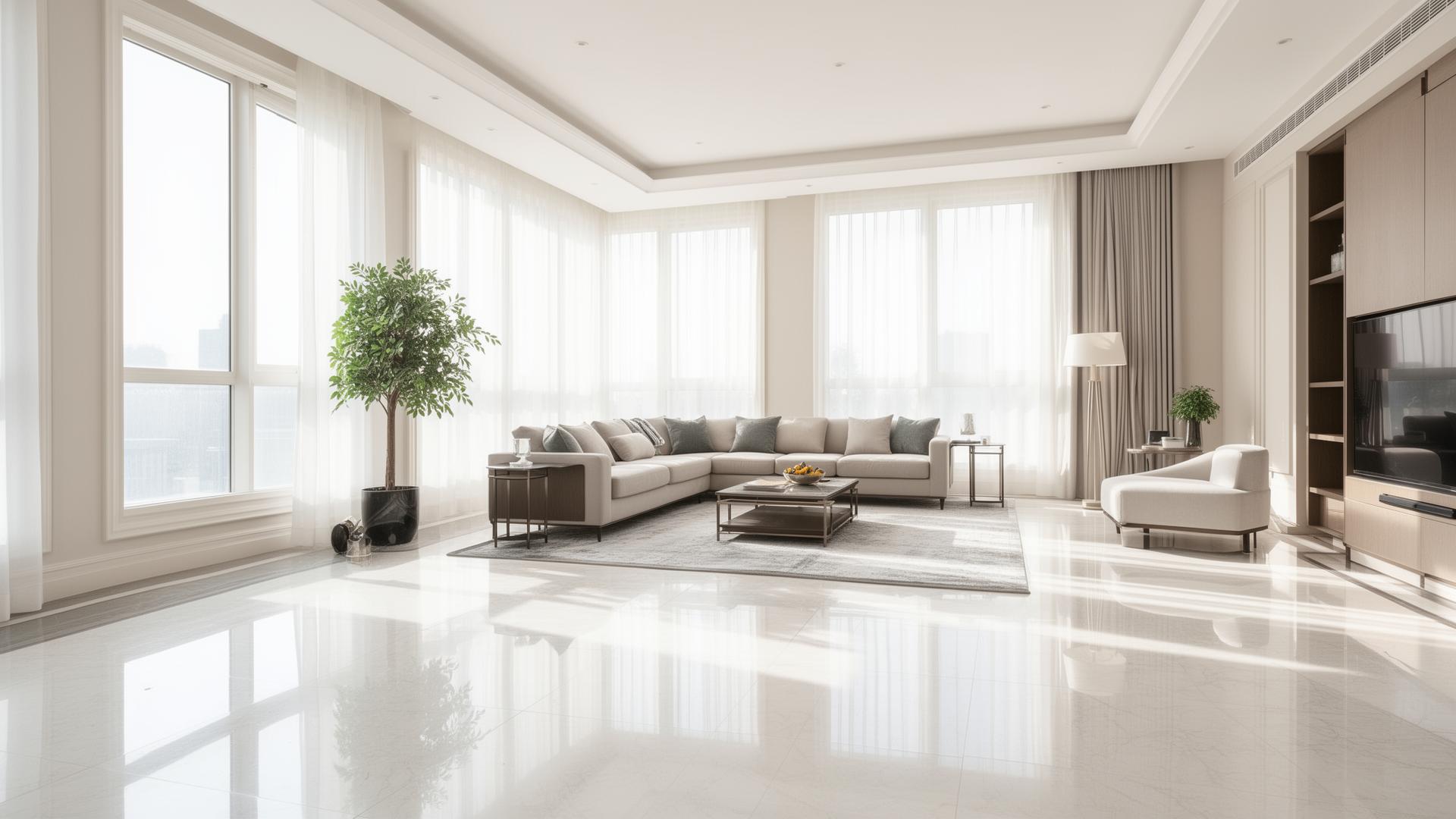 Luxurious interior, freshly cleaned